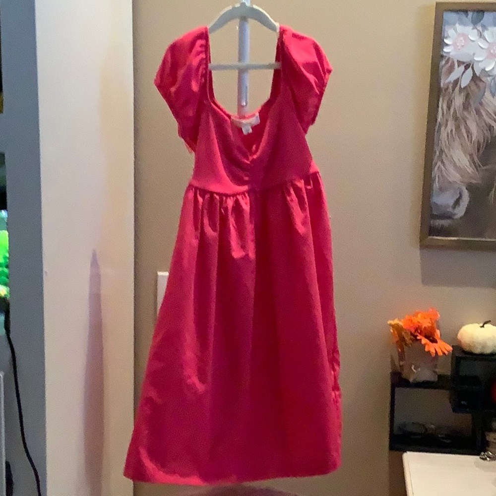 Hot pink top